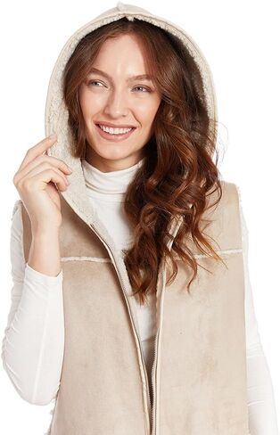 Frye Women's Long Faux Shearling Vest in Saudi Arabia