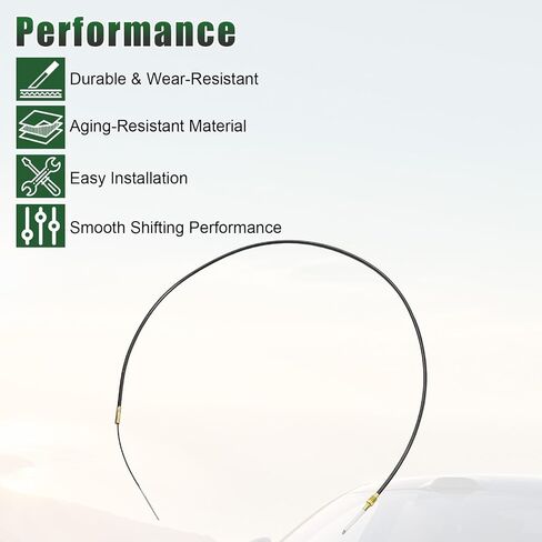 865436A02 Lower Shift Cable Kit Fit for MerCruiser Stern Drives Alpha One, for Alpha One Gen II, MR, MC-I 1978 & Newer, Replace 19543A10, 19543A8, GLM 21451, 9-72100 in Saudi Arabia