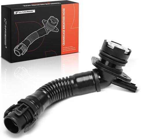 A-Premium 11127584128 Engine Crankcase Vent Breather Hose Compatible with BMW 135i 2011-2013, 335i 2011-2013, 535i 2011-2016, 640i 2012-2018, X1 2013-2015, X3 2011-2017, X4, X5, X6, 3.0L, N55 in Saudi Arabia