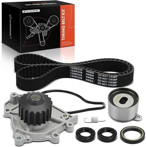 A-Premium Engine Timing Belt Kit with Water Pump Compatible with Acura Integra 1990-1995, L4 1.8L in Saudi Arabia