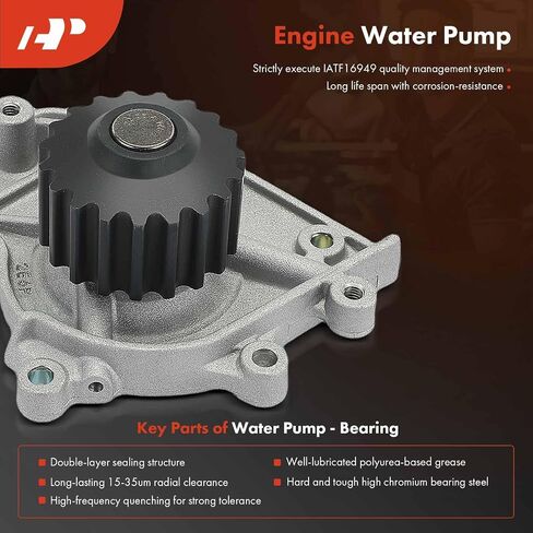 A-Premium Engine Timing Belt Kit with Water Pump Compatible with Acura Integra 1990-1995, L4 1.8L in Saudi Arabia
