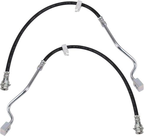 مجموعة خرطوم الفرامل الأمامية من AM Autoparts (أسود، مطاط، قطعتان، متوافق مع 1999-2004 Ford F-250 Super Duty F-350 Super Duty) in Saudi Arabia