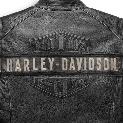 JACKETHUB Iconic Harley HD Men’s Passing Link Leather Biker Vest – Davidson Motorcycle Road Warrior in Saudi Arabia