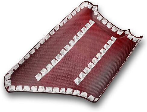 Real Carbon Fiber Gear Shift Side Protective Strip Covers - Gear Shift Side Protective Strip Covers, Durable Automotive Accessories for Corvette C8 2020-2025 Accessories (Red) in Saudi Arabia