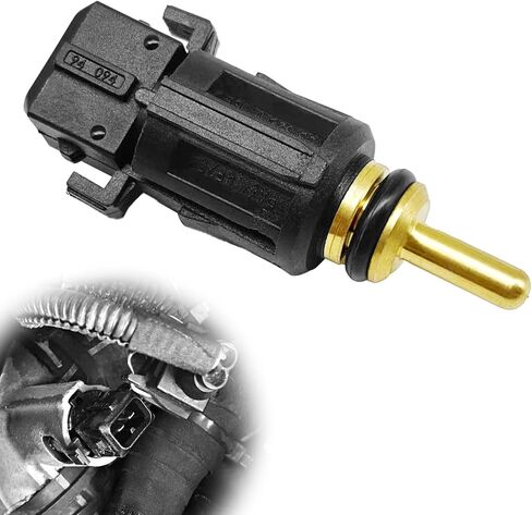 Coolant Temperature Sensor in Lower Radiator Hose Compatible with BMW 1998-2013 Z4 E87 M5 E46 E39 E60 E81 M3 M6 E90 X3 X5 F10 X6 Z8 E91 Replace# TX128 13621433077 SK5S1487 1580924 in Saudi Arabia