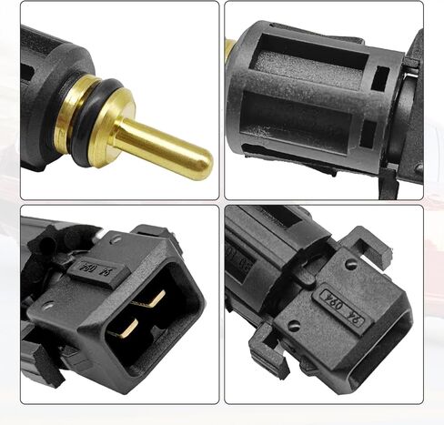 Coolant Temperature Sensor in Lower Radiator Hose Compatible with BMW 1998-2013 Z4 E87 M5 E46 E39 E60 E81 M3 M6 E90 X3 X5 F10 X6 Z8 E91 Replace# TX128 13621433077 SK5S1487 1580924 in Saudi Arabia