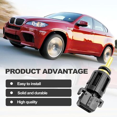 Coolant Temperature Sensor in Lower Radiator Hose Compatible with BMW 1998-2013 Z4 E87 M5 E46 E39 E60 E81 M3 M6 E90 X3 X5 F10 X6 Z8 E91 Replace# TX128 13621433077 SK5S1487 1580924 in Saudi Arabia