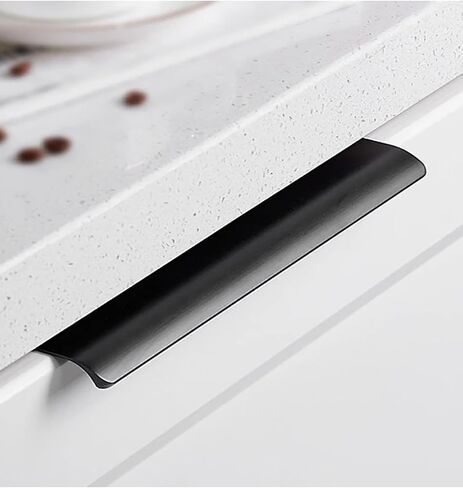 ‌Hidden Drawer Pulls, No-Drill Edge Trim Handles, ‌Edge-Trimmed Knobs, for Wardrobes, Bedside Tables/Other Types of Cabinet Doors(Gold,47.3x1.5x0.6in) in Saudi Arabia
