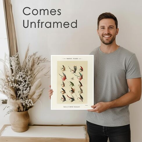 Vintage Fish Wall Art Prints (Set of 6) - Unframed - 8x10s | Fishing Décor | Vintage Décor | Kitchen Wall Art | Kitchen Wall Décor in Kuwait