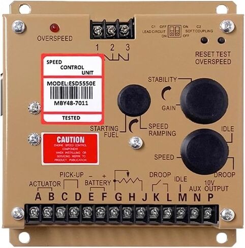 1pcs ESD5550E Speed Governor Control Unit Diesel Generator Electronic Controller Module Diesel Engine Generator Parts in Saudi Arabia
