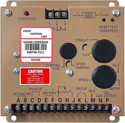 1pcs ESD5550E Speed Governor Control Unit Diesel Generator Electronic Controller Module Diesel Engine Generator Parts in Saudi Arabia