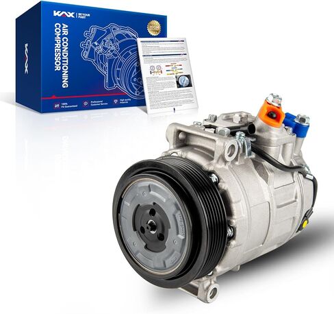 KAX Air Conditioner AC Compressor with Clutch, 98356 replacement for 2006-2011 ML350/R350,2007-2013 S550,2003-2006 E320,2009-2012 GL450,2007-2009 CLK350,2007 GL450 in Saudi Arabia