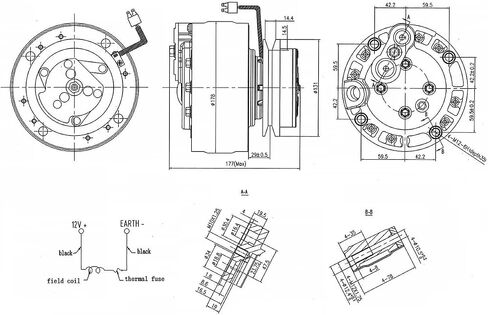 A/C Compressor | Compatible With Chevrolet P30 1990 1991 1992 1993 in Saudi Arabia