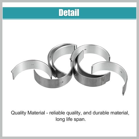 4 Pair Engine Connecting Rod Bearing Pair Set for Hyundai Santa Sonata Tucson Veloster N G70 2011-2021 Replace 23060-2G500 23060-2G401 23060-2G400 Replacement Car Parts in Saudi Arabia