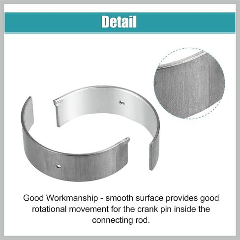 4 Pair Engine Connecting Rod Bearing Pair Set for Hyundai Santa Sonata Tucson Veloster N G70 2011-2021 Replace 23060-2G500 23060-2G401 23060-2G400 Replacement Car Parts in Saudi Arabia