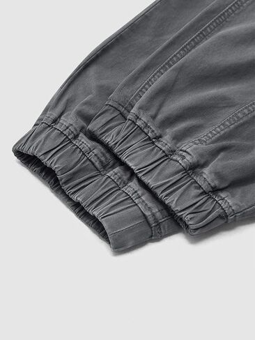 سراويل طيور النحام النسائية ذات الساق المستقيمة عالية الارتفاع برميل الساق البضائع الرباط جيوب متعددة اقتصاص بنطال رياضي in Kuwait