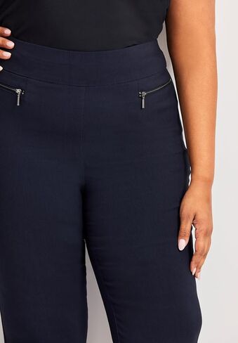 Women's Plus Size Super Stretch Zip Pant in Saudi Arabia