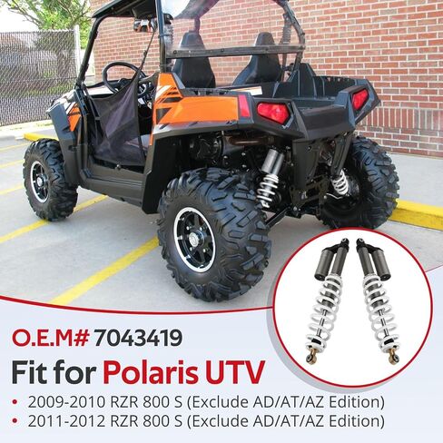 JAVIK ممتص صدمات الهواء الخلفي الأيسر والأيمن لبولاريس 2009-2012 RZR 800 S O.E.M #7043419 in Saudi Arabia