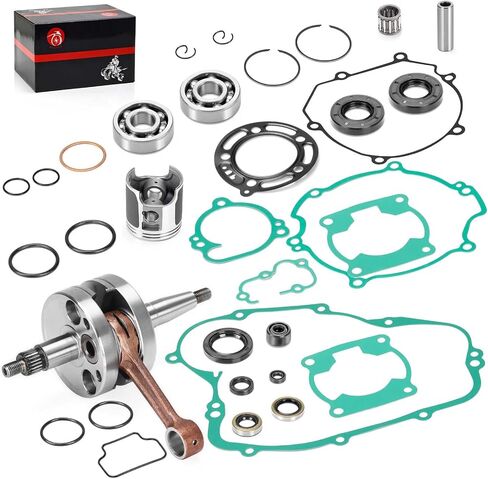 ENGINE REBUILD KIT CRANKSHAFT PISTON GASKETS Seal For KAWASAKI KX 100 2006-2013 in Saudi Arabia