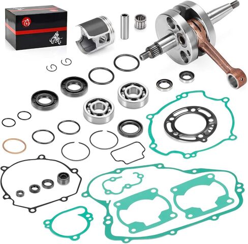 ENGINE REBUILD KIT CRANKSHAFT PISTON GASKETS Seal For KAWASAKI KX 100 2006-2013 in Saudi Arabia