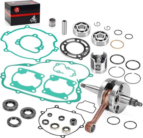 ENGINE REBUILD KIT CRANKSHAFT PISTON GASKETS Seal For KAWASAKI KX 100 2006-2013 in Saudi Arabia