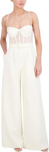 بذلة نسائية من BCBGMAXAZRIA بدون أكمام ورقبة على شكل قلب in Kuwait