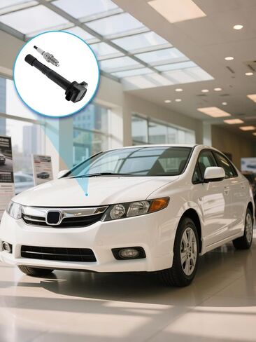 4 PCS UF311 Ignition Coil Pack & Iridium Spark Plugs (2.0L 2.2L 2.4L) For Honda Accord 03-07,Civic 02-11,CR-V 02-09,Element 03-11,S2000 04-05,For Acura CSX 06-11,RSX 02-06, # UF583 UF393 5C1682 in Saudi Arabia