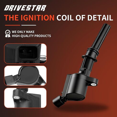 DRIVESTAR Pack of 8 DG508 Ignition Coil Pack 4.6L 5.4L V8 Compatible for 2000-2010 Ford F150 Lincoln Mercury 1999-2004 Mustang Explorer Expedition Excursion Navigator Town Car Replaces FD503 C1454 in Saudi Arabia