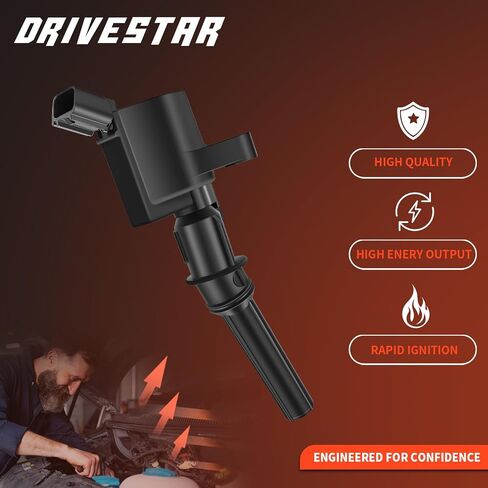 DRIVESTAR Pack of 8 DG508 Ignition Coil Pack 4.6L 5.4L V8 Compatible for 2000-2010 Ford F150 Lincoln Mercury 1999-2004 Mustang Explorer Expedition Excursion Navigator Town Car Replaces FD503 C1454 in Saudi Arabia