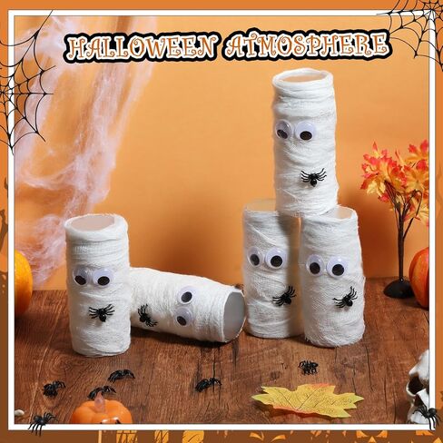 Soulchen 12 Pcs Halloween Plastic Candy Tubes Set with Mini Witch Hat Mini Brooms Halloween Candy Jars Potion Bottles with Lids for DIY Crafts Gift(Small) in Saudi Arabia