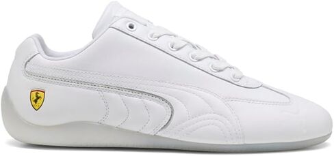 PUMA Mens Scuderia Ferrari Speedcat Miami White Lace Up Sneakers Shoes Casual - White in Saudi Arabia