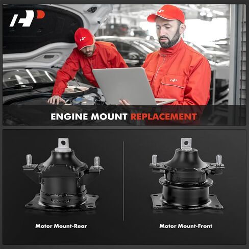 A-Premium 2PCS Engine Motor Mount Set [Automatic Transmission] Compatible with Acura TL 2004-2008, RL 2005-2008, 3.2L 3.5L, Replace# 50830-SDB-A04, 50830-SDA-A02 in Saudi Arabia