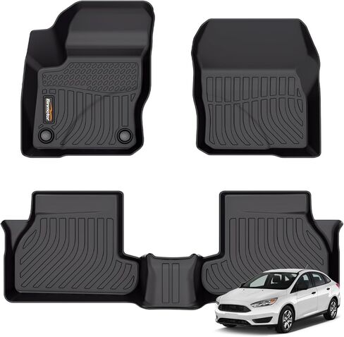 Binmotor-All Weather Car Floor Mats and Cargo Liner Set for 2018-2025 Volvo XC60,2 Rows with Cargo Mat Set for Volvo XC60,TPE Rubber Liners for Volvo XC60 Accessories Mats Trunk Mat-Black in Saudi Arabia