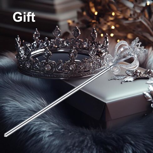Royal Scepter for Adults Costume Accessory King Queen Scepter Fantasy Cosplay Prop Halloween Pageant Costume in Saudi Arabia