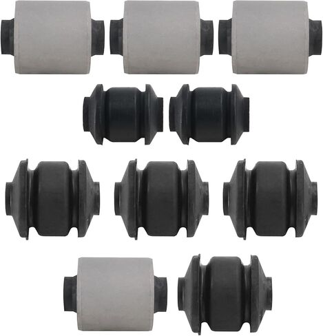 Rear Lateral Upper Lower and Rear Arm Bushing Set (10) Compatible with Toyota 4Runner 1996-2002 Replace 4870235070 4870235050 4874035030 1203864 1203865 1203866 in Saudi Arabia