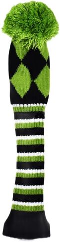 4 Pieces Stripes Knitted Golf Club Head Covers 1 3 5 X Driver and Fairway Wood2 and Hybrid(UT) in Kuwait