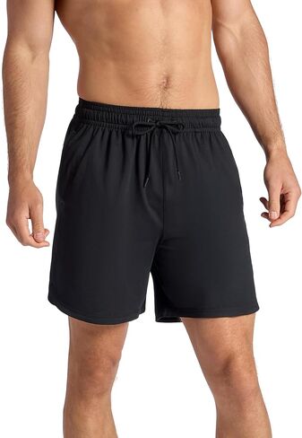 شورت Gaiam رجالي للاستخدام اليومي مقاس 7 بوصات 2.0، مقاس مريح، خامة مطاطية متوسطة الوزن in Saudi Arabia