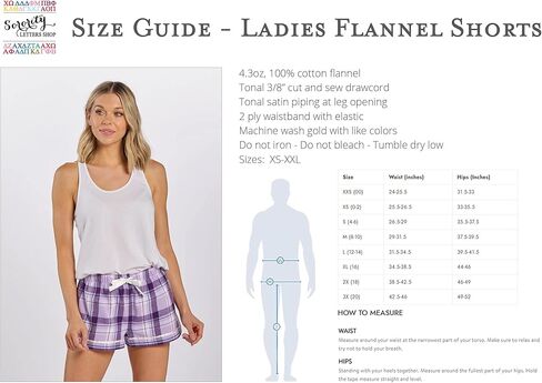 Delta Phi Epsilon Sorority Flannel Boxers - Delta Phi Epsilon Boxer Shorts - DPhiE Greek Letter Sleepwear Pajama Bottoms in Saudi Arabia