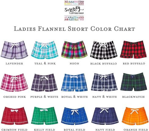 Delta Phi Epsilon Sorority Flannel Boxers - Delta Phi Epsilon Boxer Shorts - DPhiE Greek Letter Sleepwear Pajama Bottoms in Saudi Arabia