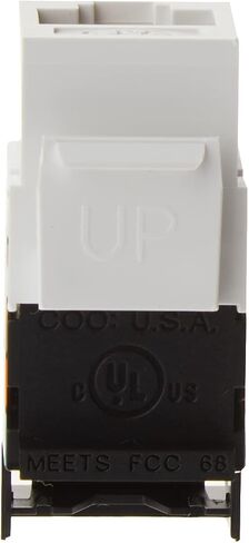 Leviton 41108-RR5 موصل QuickPort فئة 5، CAT 5، أحمر in Saudi Arabia