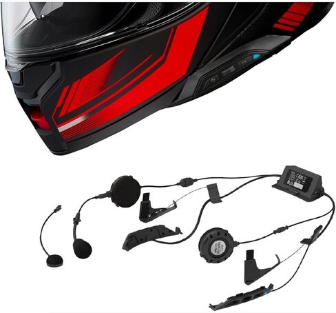 The Helmet Shop SRL3 Bluetooth Headset Plus Neotec 3 Modular Helmet Combo. SRL3 Headset Comes pre-Installed and Tested. in Saudi Arabia