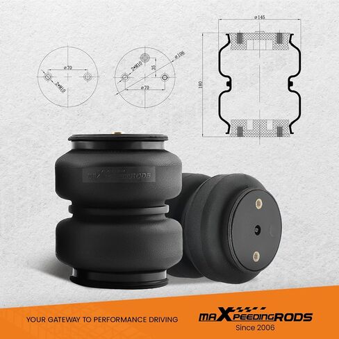 maXpeedingrods 5000 lbs Rear Air Suspension Bags Kit for Ford F-250 F-350 2017-2019 F-450 2017-2023 Super Duty 4WD Air Ride Spring Kit in Saudi Arabia