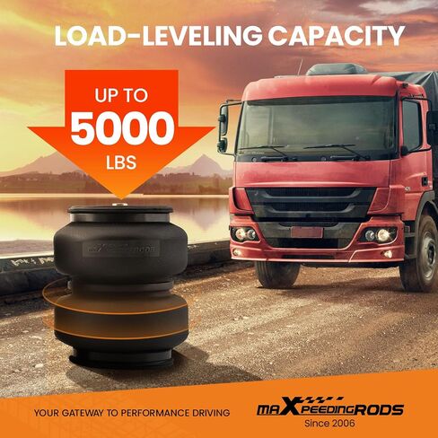 maXpeedingrods 5000 lbs Rear Air Suspension Bags Kit for Ford F-250 F-350 2017-2019 F-450 2017-2023 Super Duty 4WD Air Ride Spring Kit in Saudi Arabia