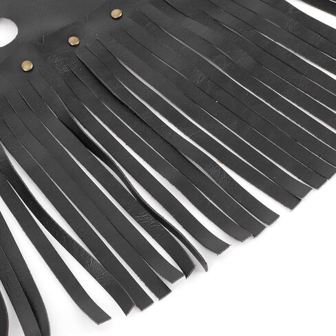2pcs Motorcycle Floorboard Fringe, Retro PU Leather Fringe Universal Foot Pedal Tassel Motorcycle Modification Parts in Saudi Arabia