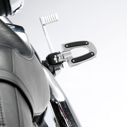 XMT-MOTO مسند قدم للسائق الأمامي أوتاد للقدمين مناسب لدراجة Harley Softail 2018-2023 كروم in Saudi Arabia