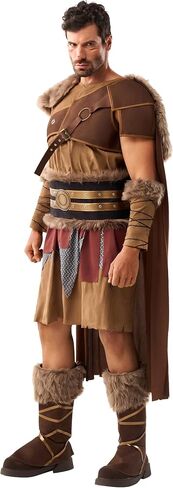 Spooktacular Creations Halloween Viking Costume Men, Barbarian Costume Men, Adult Viking Outfit for Halloween Party in Saudi Arabia