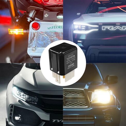 Relay 90987-04002 056700-6780, Starter Relays, 12V 40A 5Pins Automotive Power Relays, Car Accessories High-Performance Plug-in Type Relay Compatible with Toyota 4Runner RAV4 Previa Lexus GS300 in Saudi Arabia