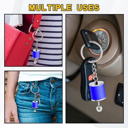 Car Shifter Gear Keychain, Six Speed Manual Transmission Stick Shift Keyring, Auto Part Creative Fidget Toy, Car Decoration Accessories Auto Gearbox Shifter Key Chain for Women and Men in Saudi Arabia