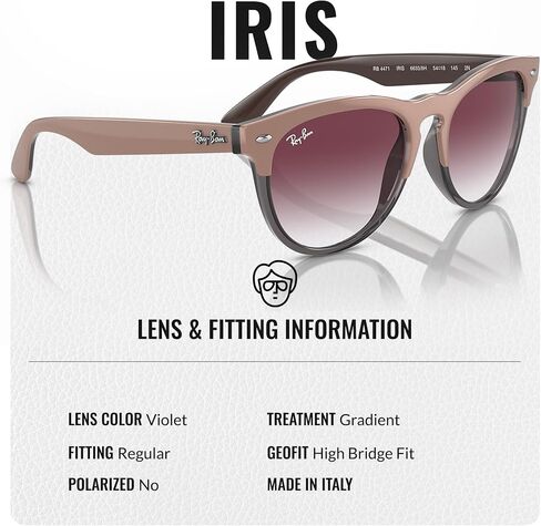 نظارات شمسية راي بان RB4471 IRIS على شكل فانتوس للرجال والنساء مع مجموعة نظارات RAYBAN الرسمية in Saudi Arabia