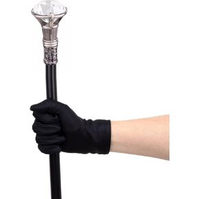 Gold Costume Walking Cane Metal Crystal Walking Stick Elegant Prop Stick Pimp Canes for Adults and Kids Halloween Pimp Canes (Gold,91cm/35.8in) in Saudi Arabia